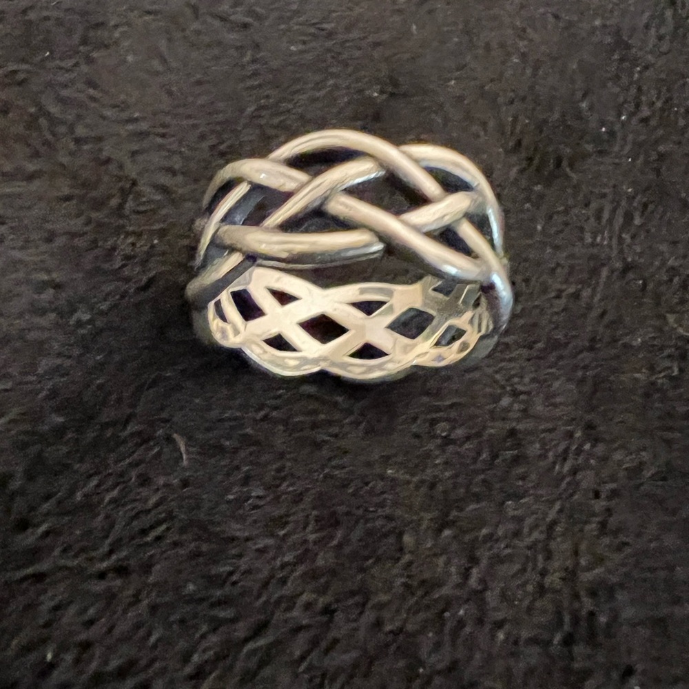 James Avery Sterling Silver Celtic Knot Band Ring